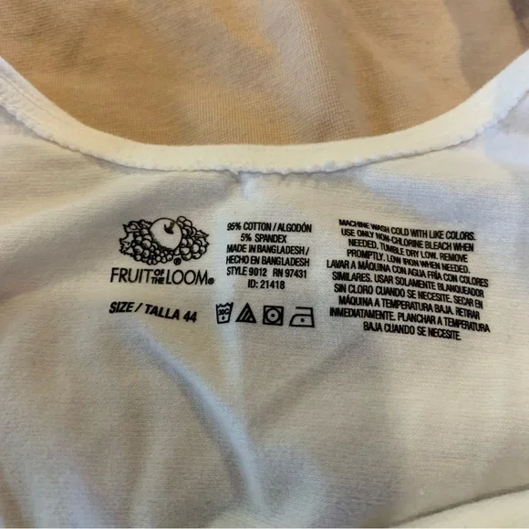 Fruit of the Loom Women’s 44 Under Bra Undergarment Sports Pajamas - Picture 6 of 11